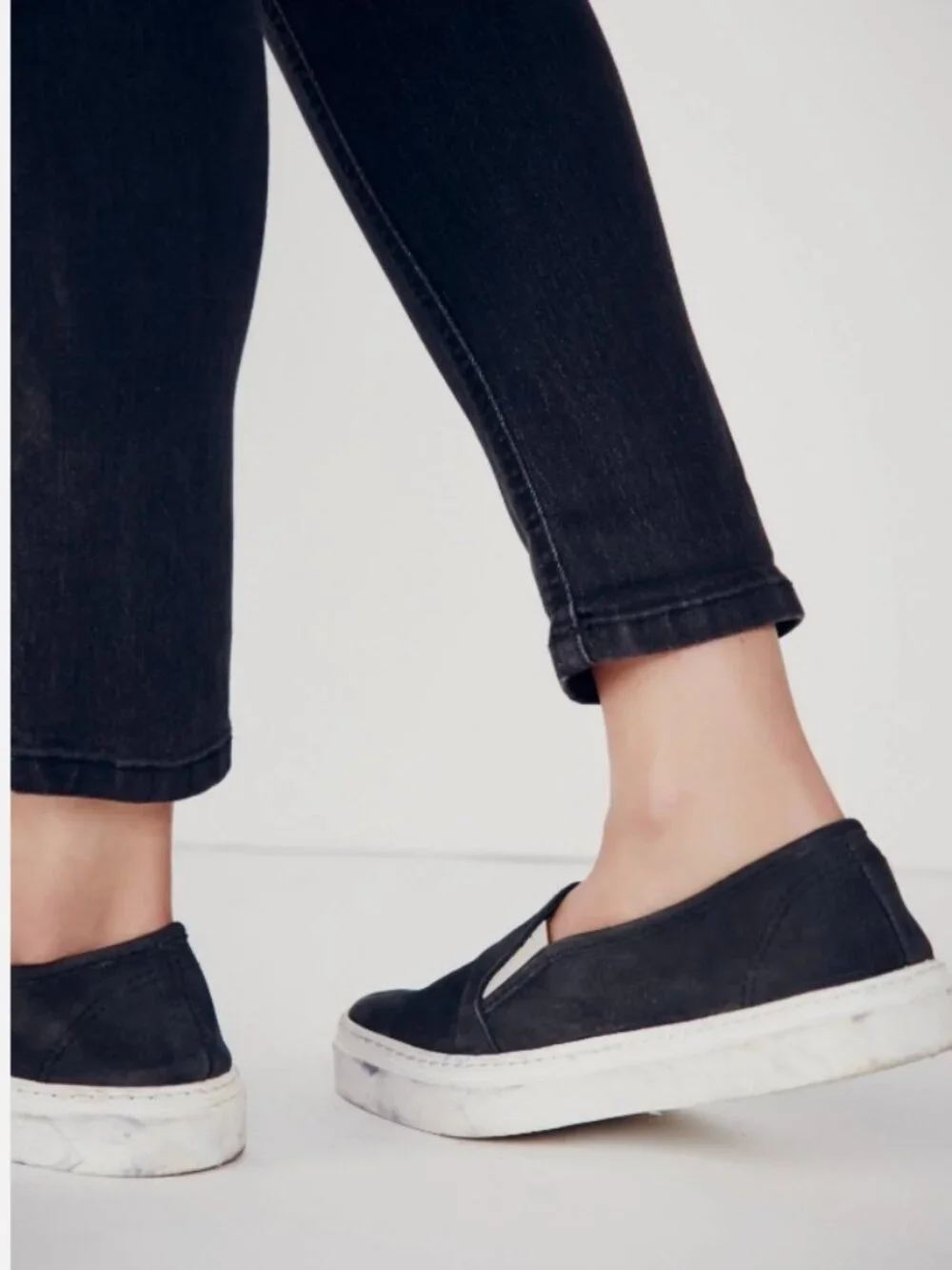 New Free People Clayton Slip On Sneaker size 8 MSRP: $98 Leather